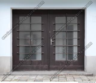 Photo Texture of Wooden Double Door 0014